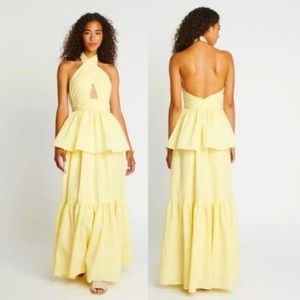 Yellow choosy dress